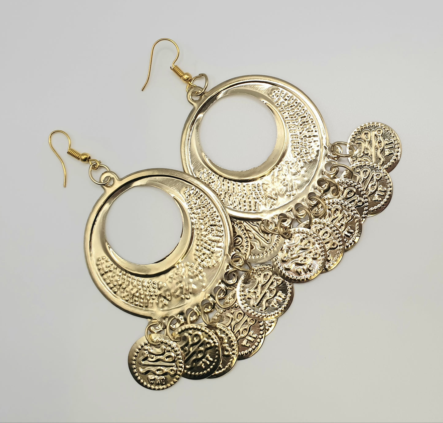 Boucles d'oreilles traditionnelles égyptiennes Falahi