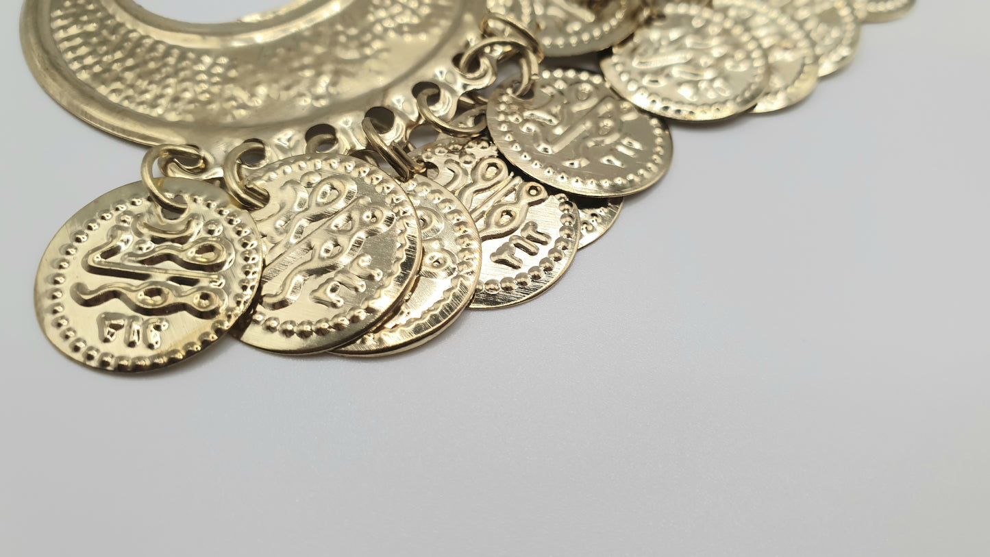 Boucles d'oreilles traditionnelles égyptiennes Falahi