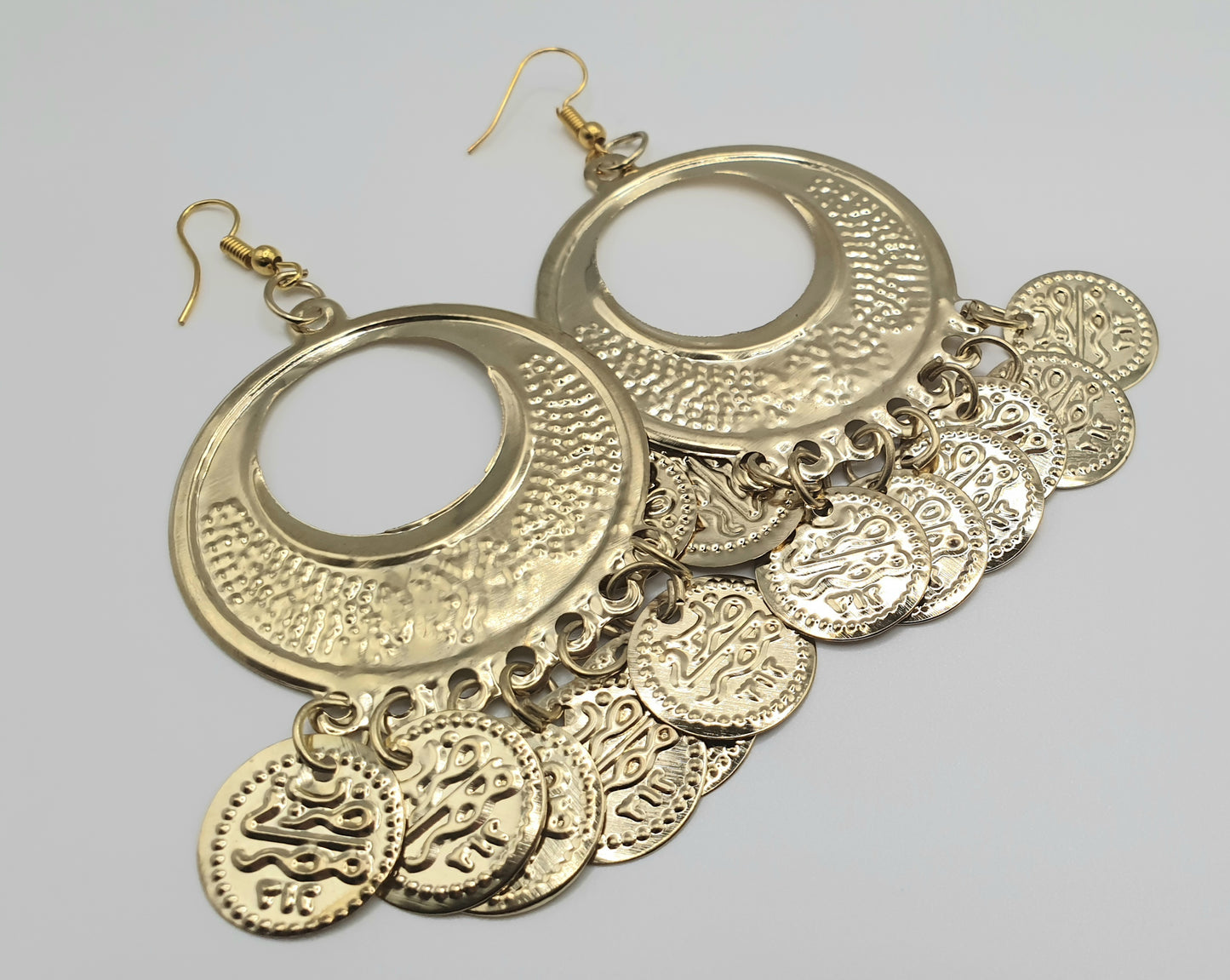 Boucles d'oreilles traditionnelles égyptiennes Falahi