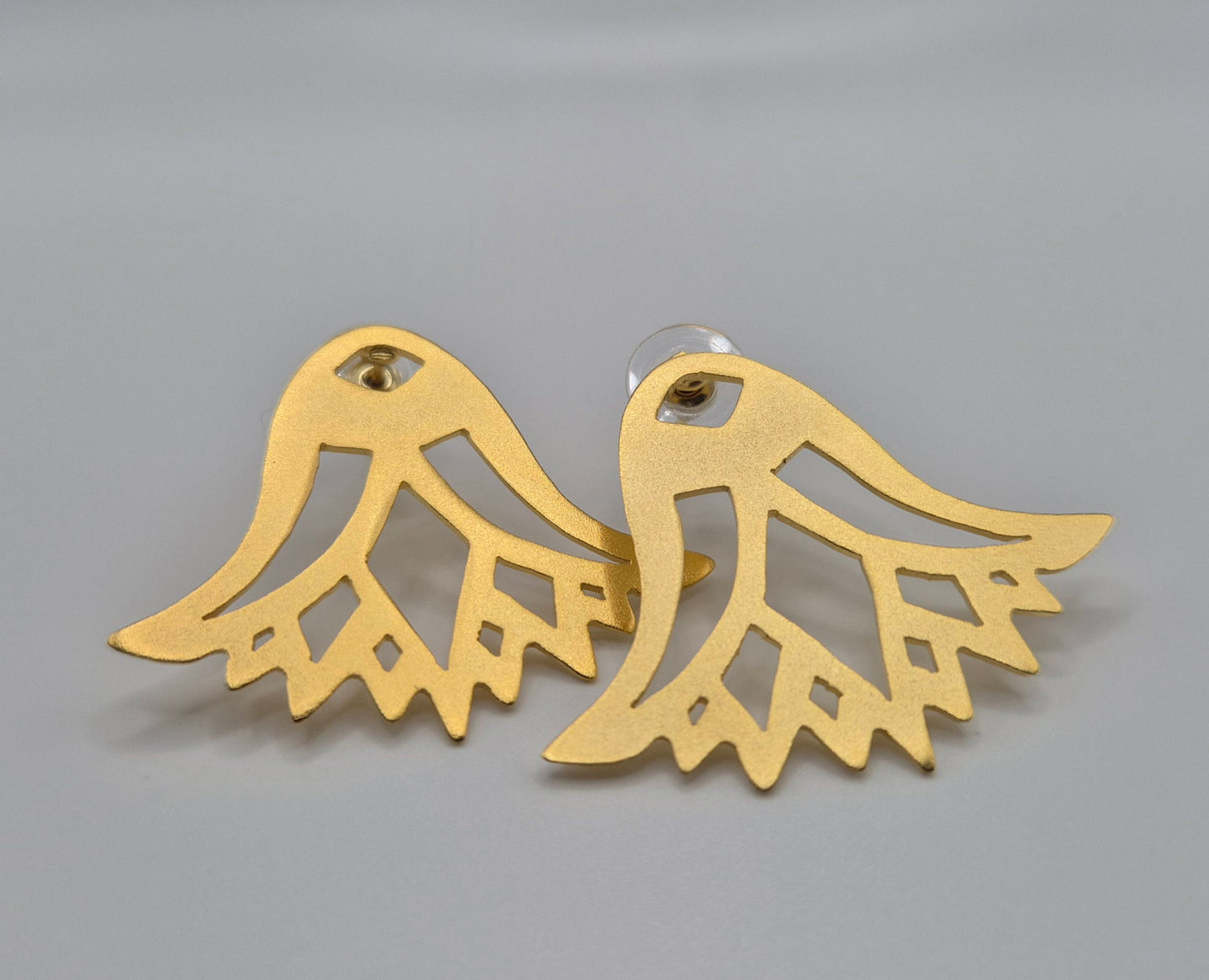 Boucles d'Oreilles Fleur de Lotus Égyptienne