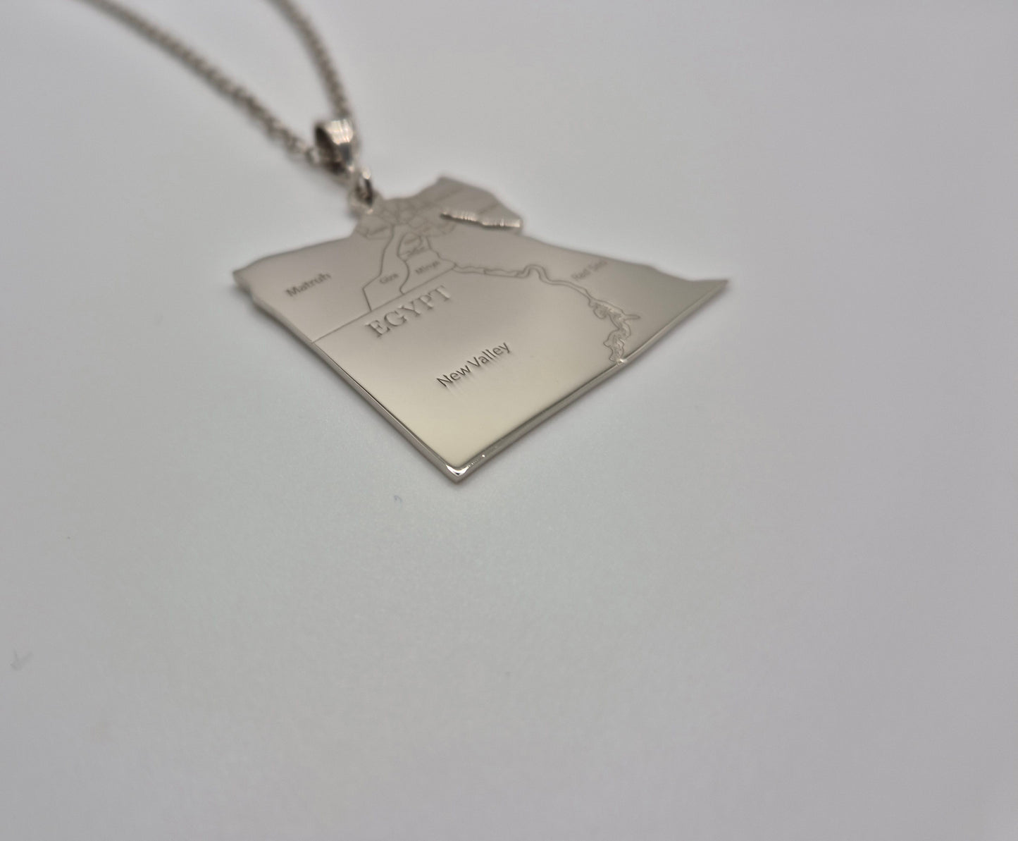 Ensemble Pendentif carte d'Égypte