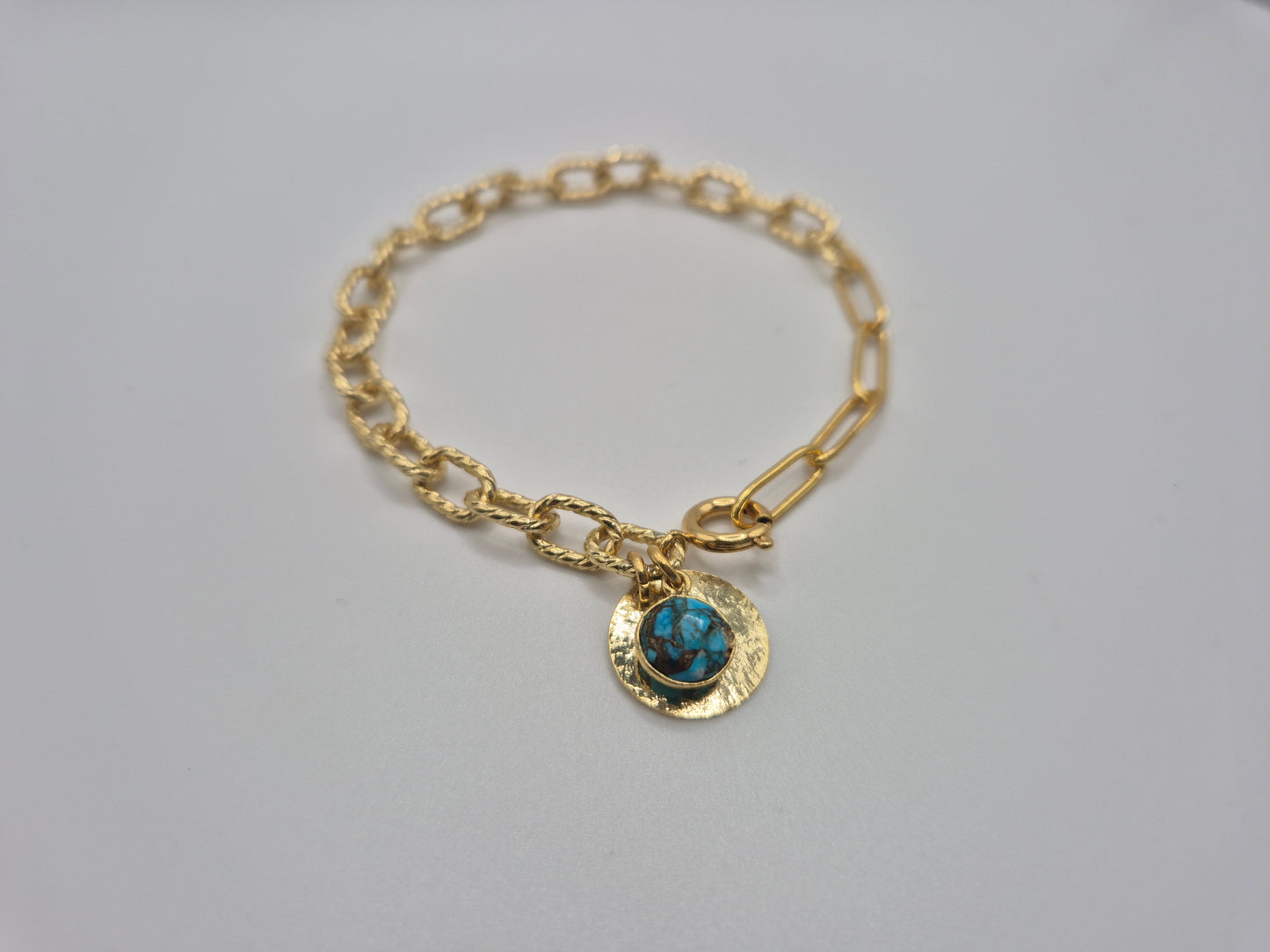 Bracelet Turquoise Doré