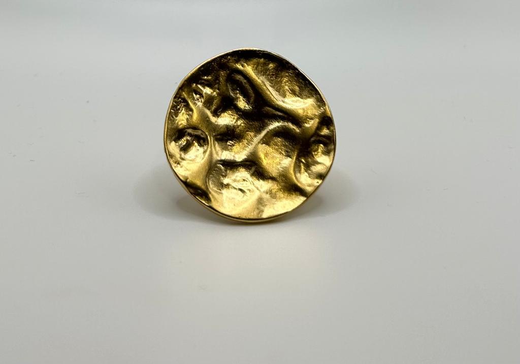 Bague Plateau en Relief