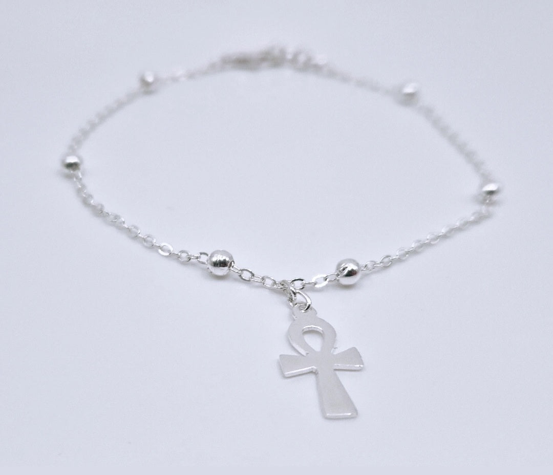 Bracelet en cuivre avec la Croix Ânkh