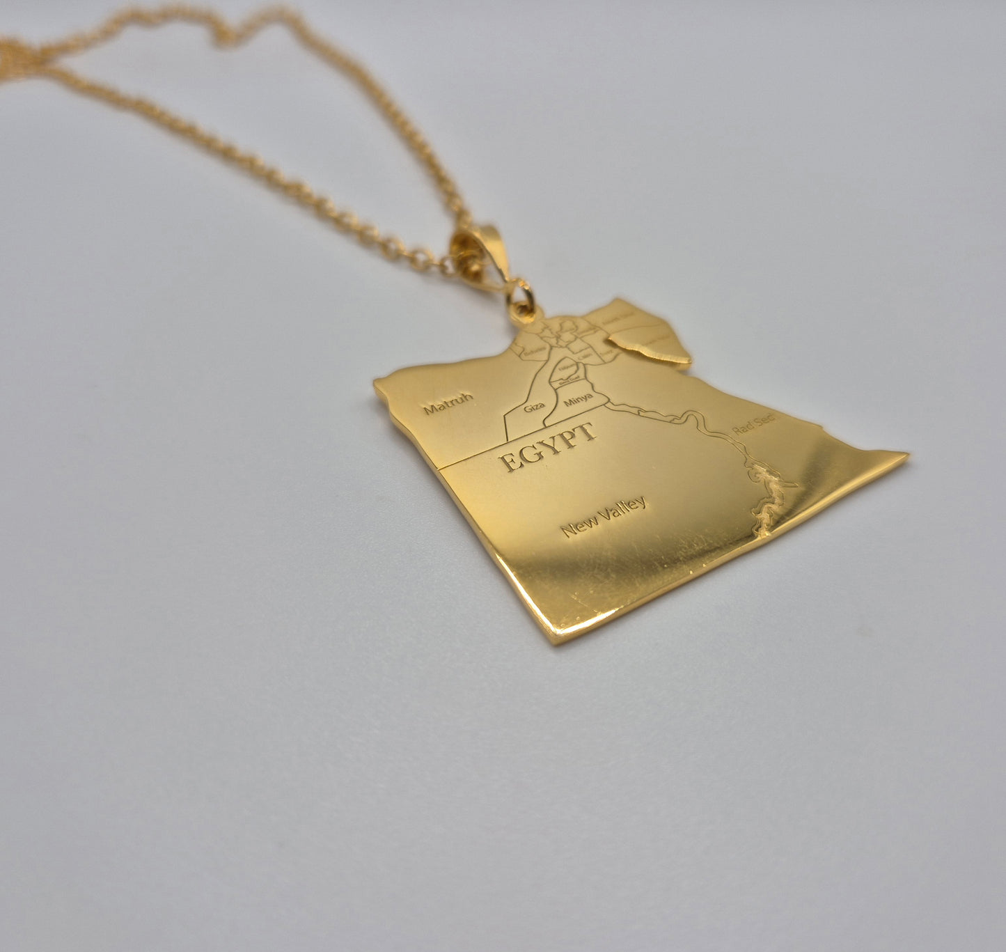 Ensemble Pendentif carte d'Égypte