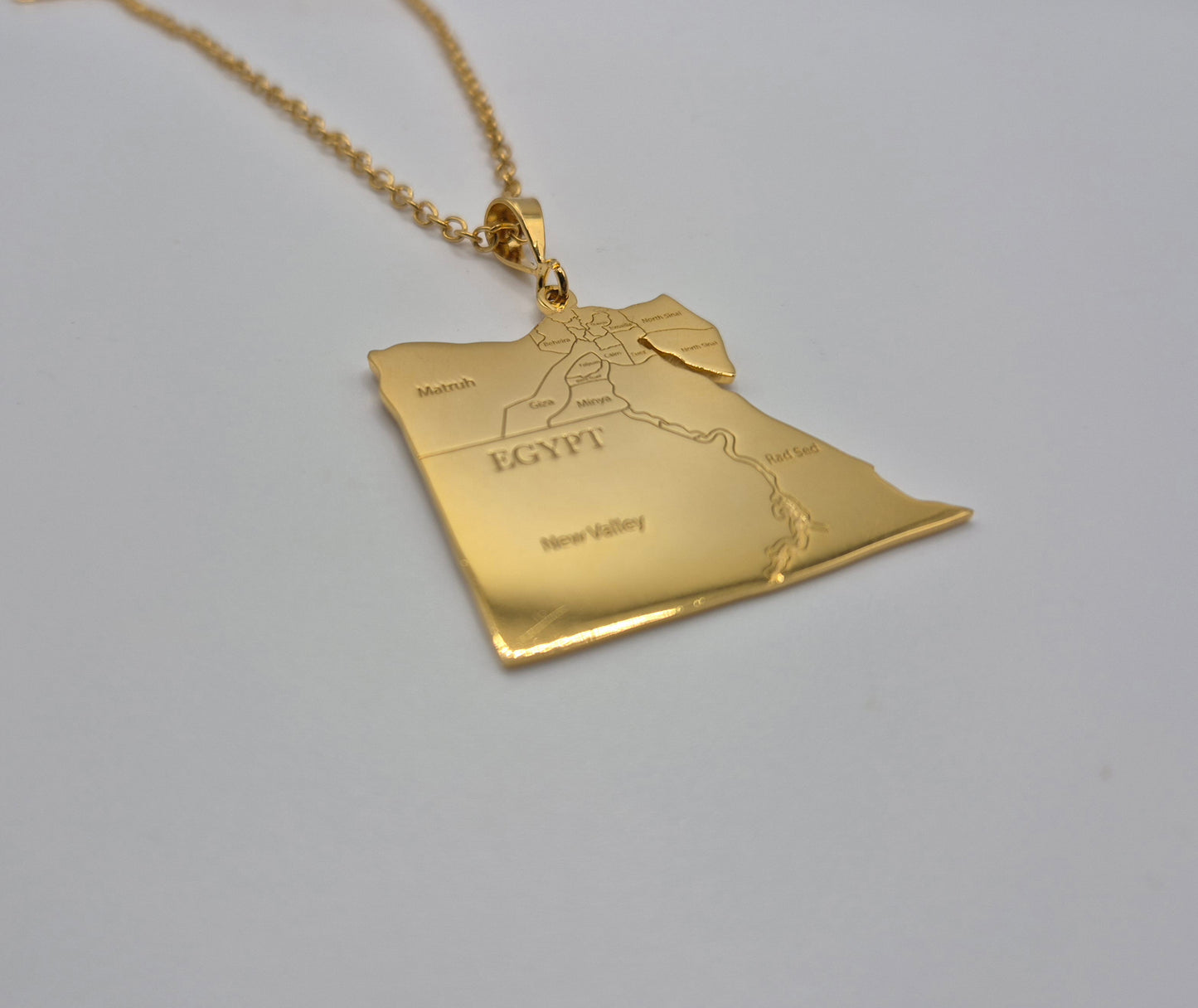 Ensemble Pendentif carte d'Égypte
