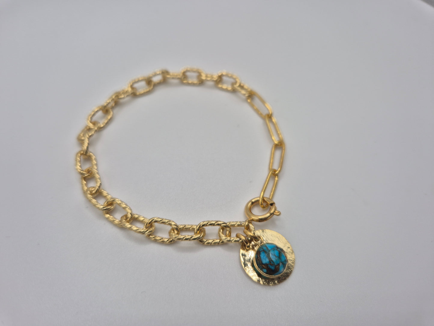 Bracelet Turquoise Doré