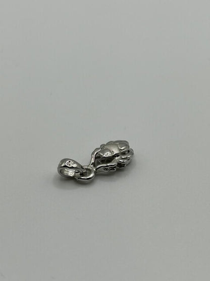 Ensemble collier en argent et pendentif Scarabée