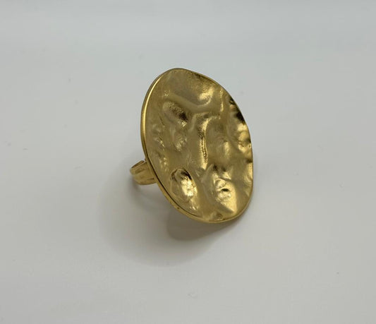 Bague Plateau en Relief
