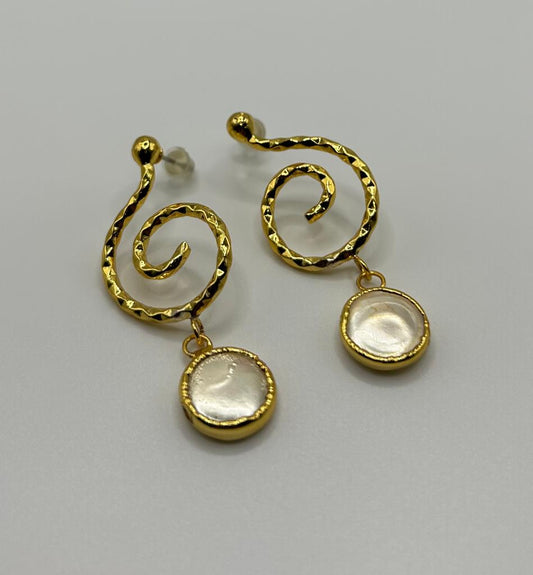 Boucles d'oreilles "Mélodie Martelée"