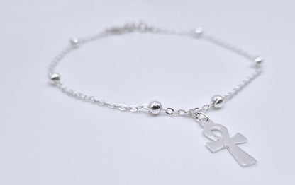 Bracelet en cuivre avec la Croix Ânkh