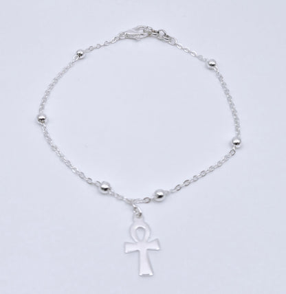 Bracelet en cuivre avec la Croix Ânkh