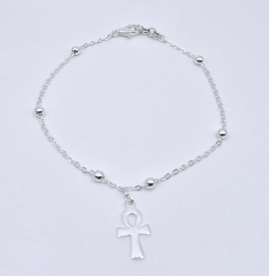 Bracelet en cuivre avec la Croix Ânkh