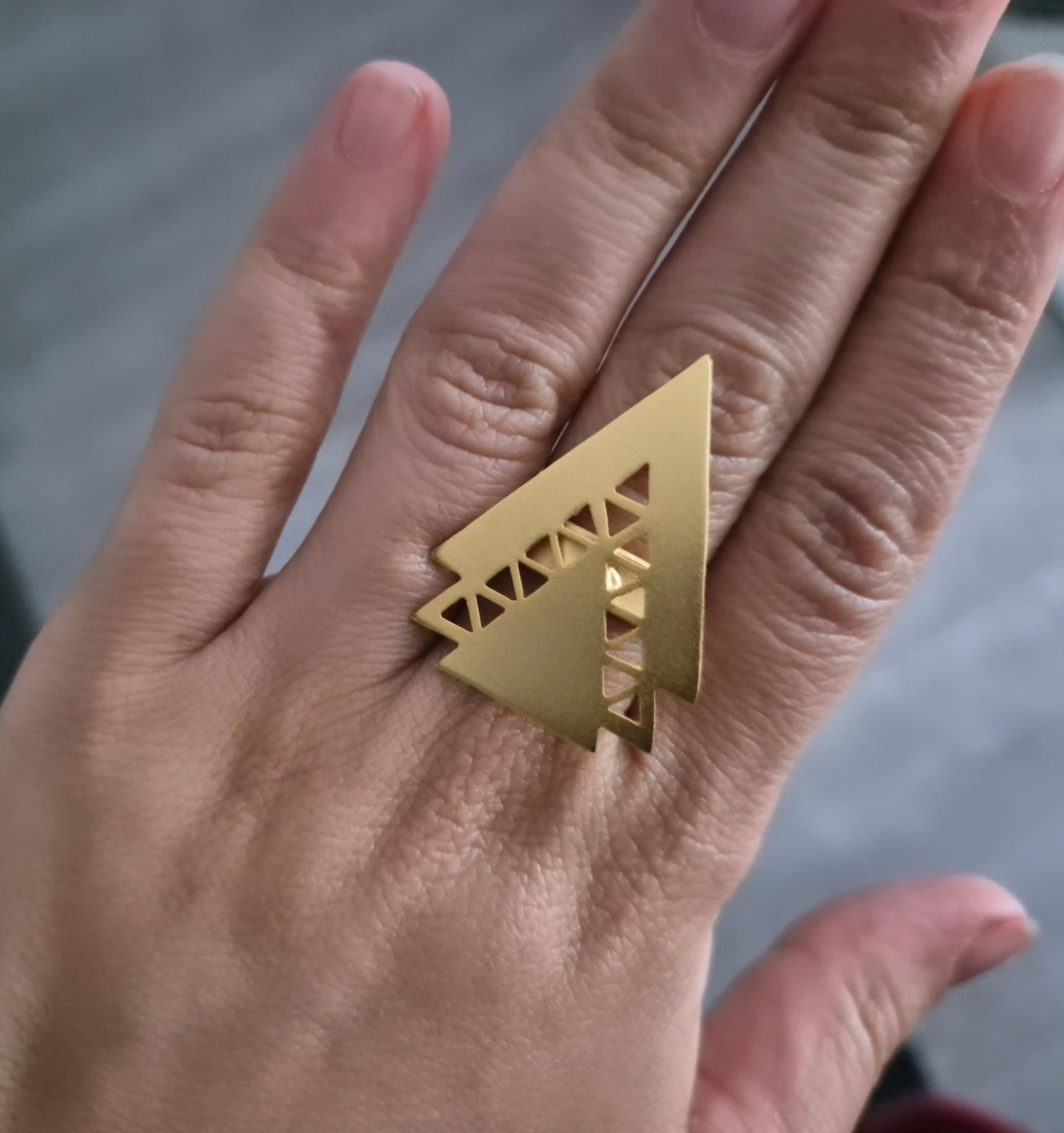 Bague pyramides de Gizeh