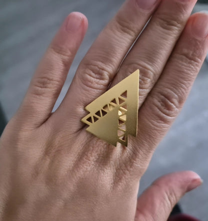 Bague pyramides de Gizeh